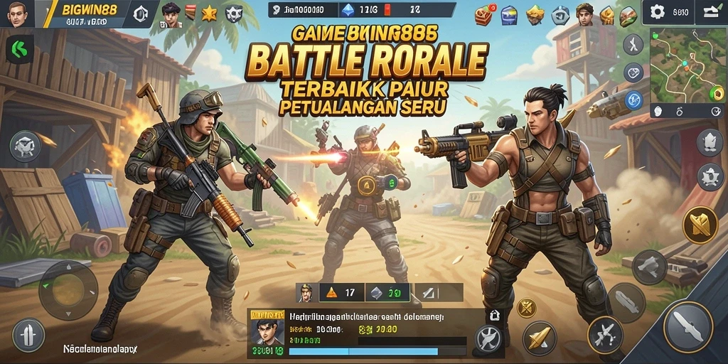 Tampilan seru Battle Royale di BIGWIN88 dengan pertarungan yang mendebarkan.