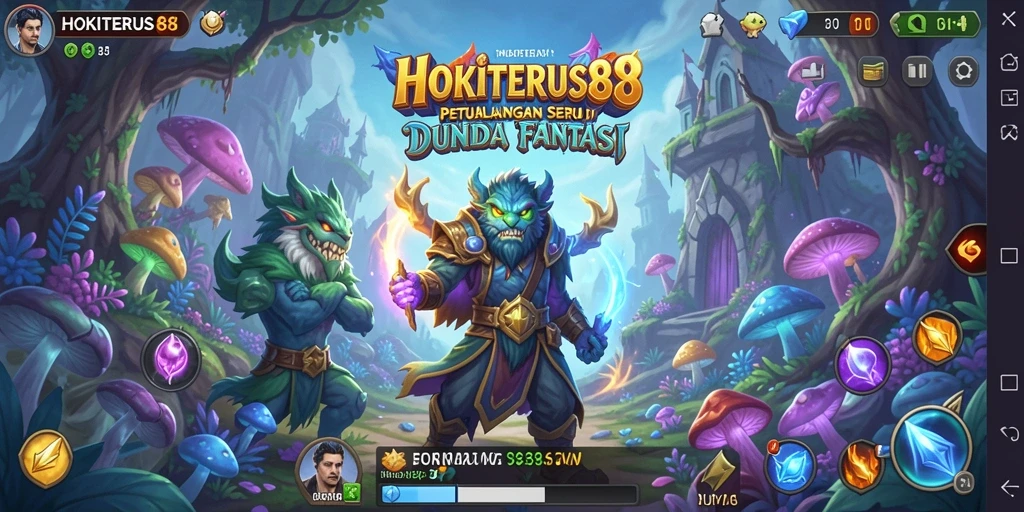 Tampilan gameplay seru HOKITERUS88 dalam dunia petualangan.