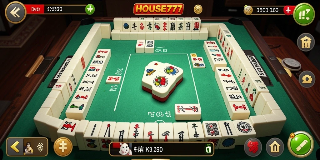Gameplay seru Mahjong di HOUSE777 dengan visual menawan.