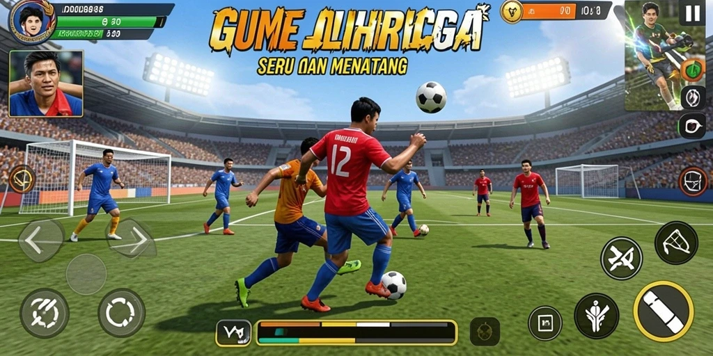 Tampilan gameplay yang menarik dari ID098, penuh aksi olahraga.