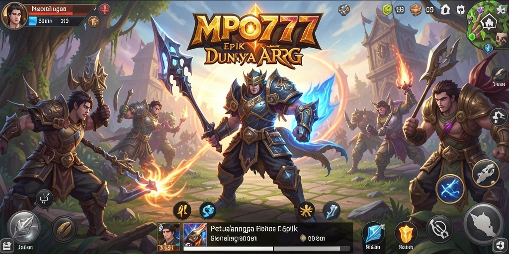 Screenshot MPO777 menampilkan gameplay seru di dunia ARPG yang luas.