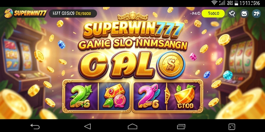 Tampilan permainan slot SUPERWIN777 dengan grafis yang menarik.