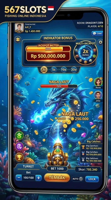 Tampilan antarmuka utama aplikasi 567slots yang menarik.